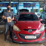 Mazda2_เครื่องสั่นสะดุดกระตุกเดินไม่เรียบ รถวิ่งอืด เร่งไม่ขึ้นกินเชื้อเพลิง สาเหตุจากหัวเทียนเสื่อมสภาพ ขับใช้งานต่อไม่นานคอยส์จุดระเบิดเสื่อมสภาพตาม ตรวจเช็คหัวเทียนทุก2หมื่นโลถ้ายังดีใช้งานต่อ ถ้าเสื่อมสภาพควรเปลี่ยน เพื่อป้องกันชิ้นส่วนที่ทำงานร่วมกันเสื่อมสภาพตามกัน.!! #ช่างดลมาสเตอร์คาร์