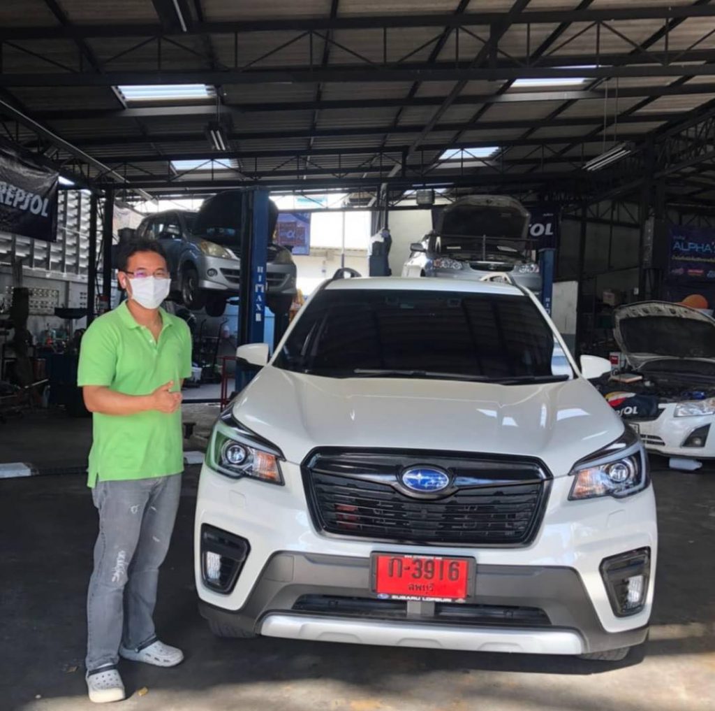 Subaru_Foresterติดตั้งTOC_ติดตั้งออยเกียร์ออโตเมติคในรถยนต์ยืดอายุเกียร์ระบายความร้อนด้วยอากาศแทนการระบายความร้อน