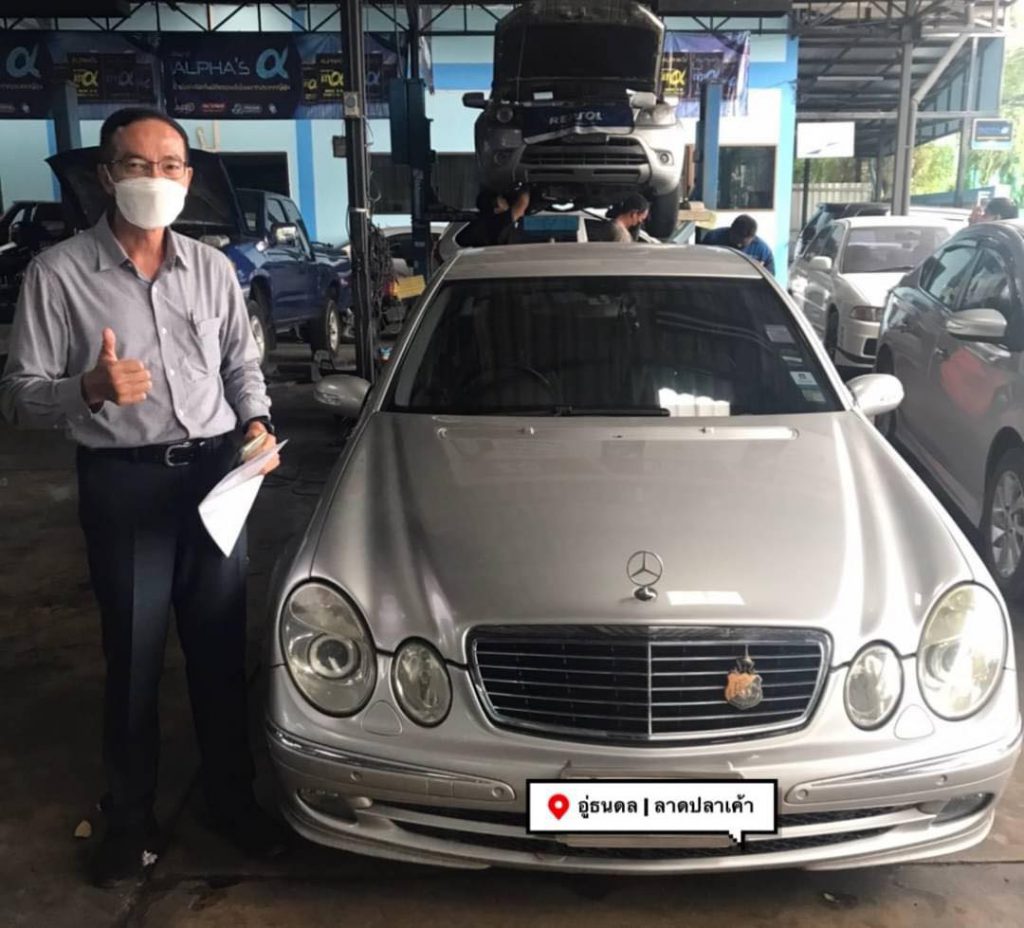 Benz_W211_E240ติดแก๊ส_ติดตั้งแก๊สถังโดนัทในรถ Benz เครื่องยนต์V6ตอบโจทย์ทุกการขับขี่และความประหยัด อีกหนึ่งทางเลือกสำหรับผู้ใช้รถในช่วงน้ำมันราคาแพง