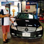 Benz_W204เกียร์A/Tติดตั้งTOC_ติดตั้งออยเกียร์ออโตเมติกในรถยนต์ยืดอายุเกียร์ระบายความร้อนด้วยอากาศแทนการระบายความร้อนด้วยน้ำของเดิมติดรถ